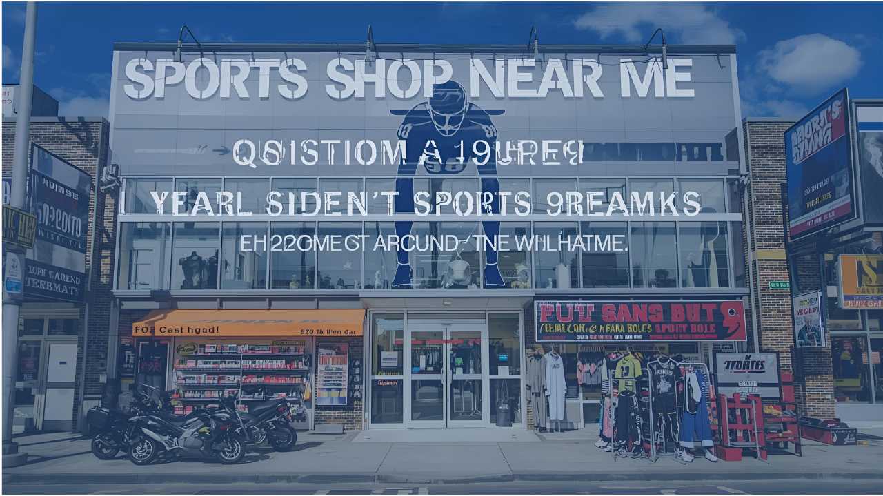 Sports shop near me