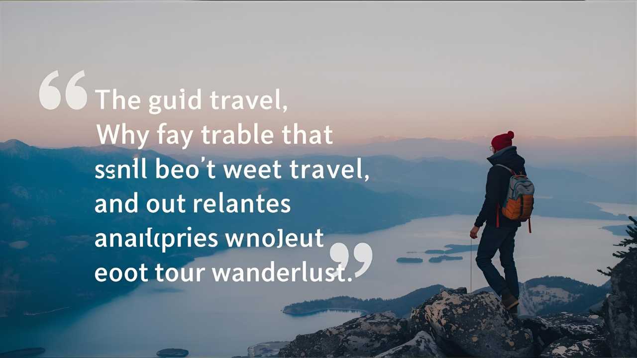 Travel quotes